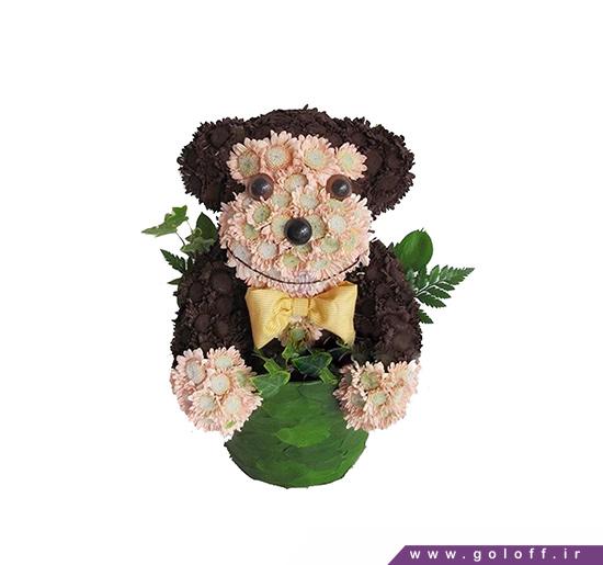 گل فروشی اینترنتی - گل تولد نوزاد میمون کوچولو - Flower Toy | گل آف